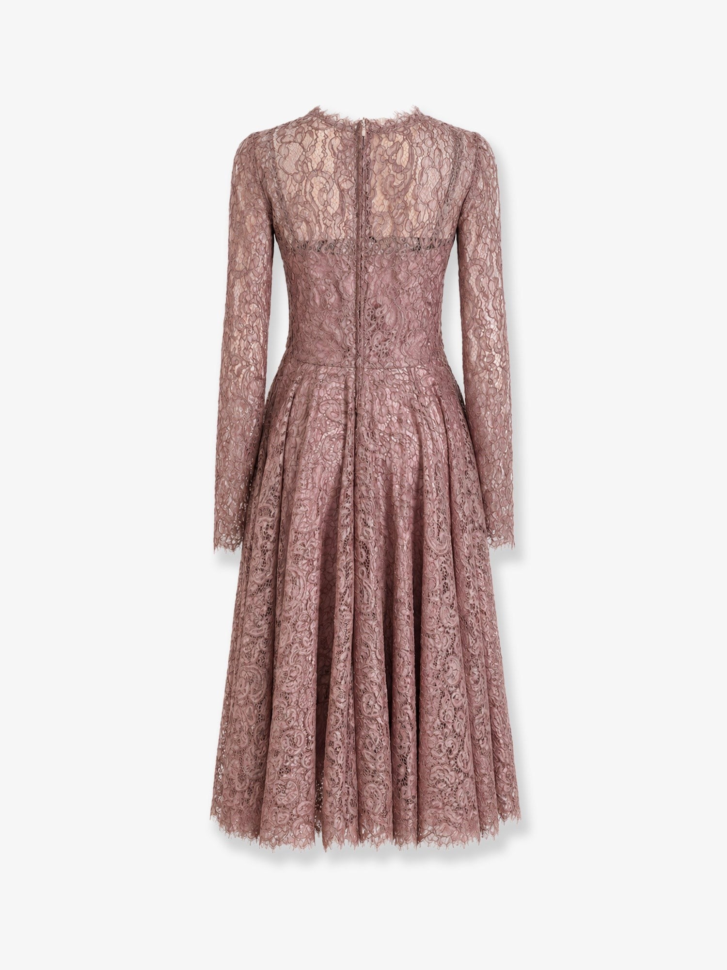 Dolce &amp; Gabbana Women's Lace Dress Malva