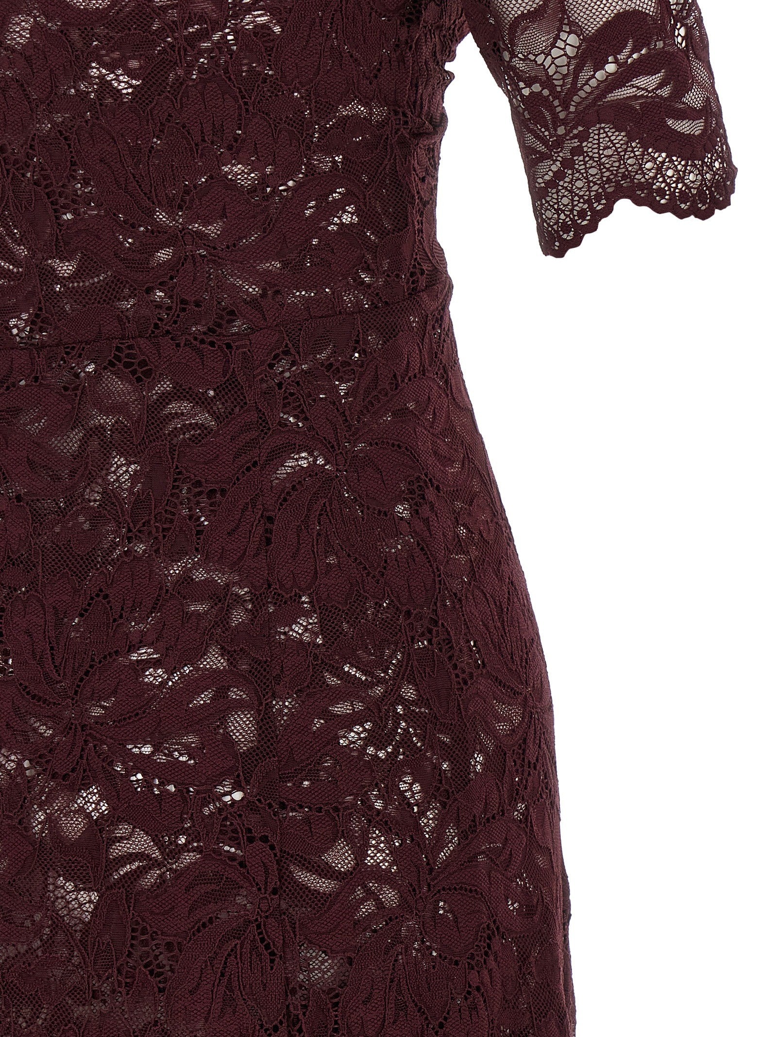 Rabanne Lace Dress Purple