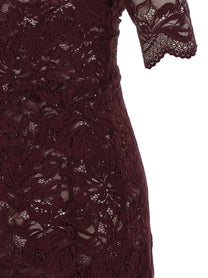 Rabanne Lace Dress Purple