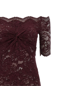 Rabanne Lace Dress Purple