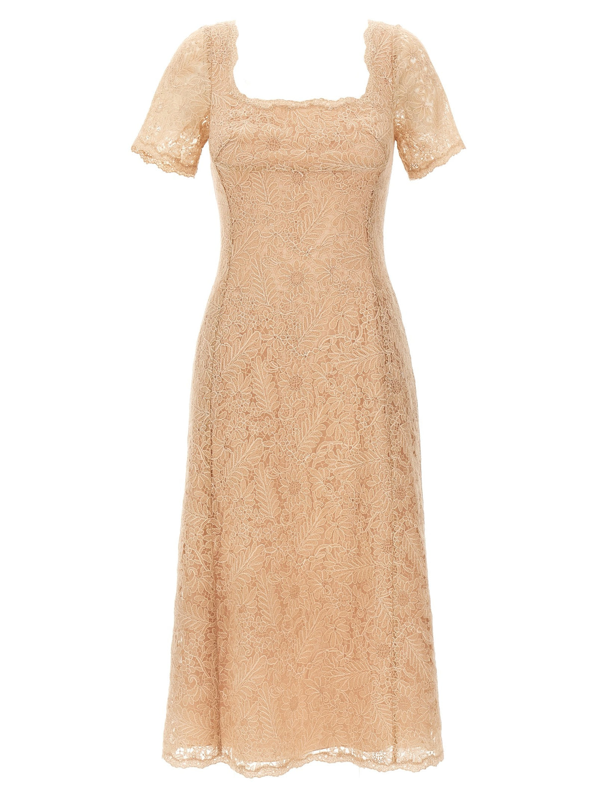Ermanno Scervino Lace Dress Blue
