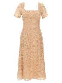 Ermanno Scervino Lace Dress Blue