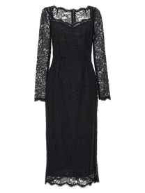 Dolce &amp; Gabbana Lace Dress Black