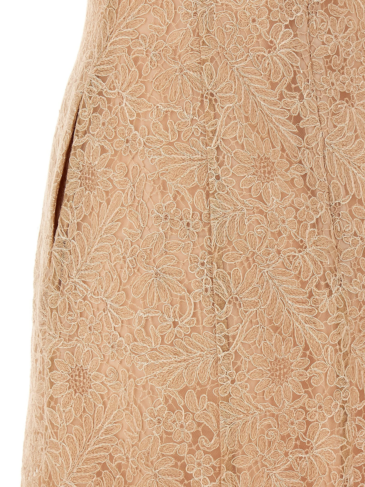 Ermanno Scervino Lace Dress Blue, view 4