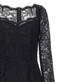 Dolce &amp; Gabbana Lace Dress Black