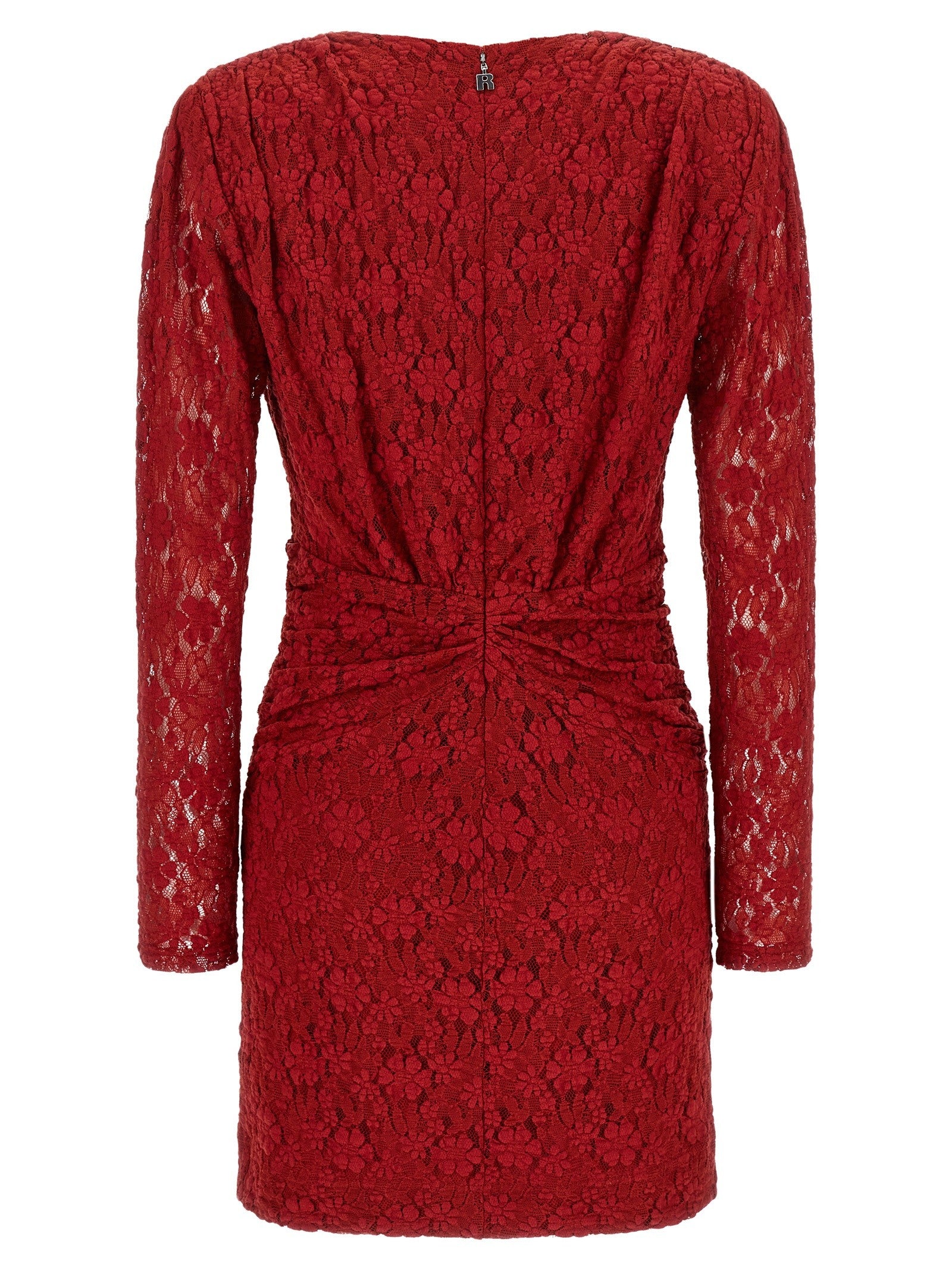 ROTATE Birger Christensen Lace Dress Red