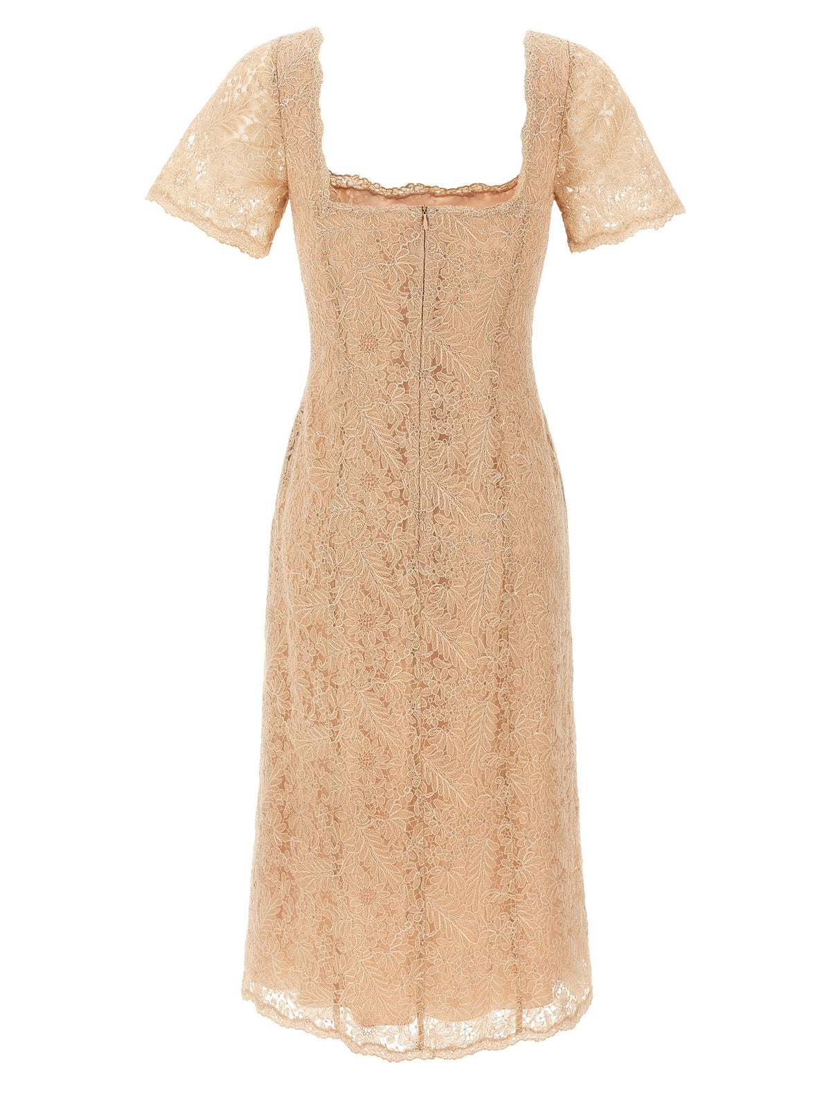 Ermanno Scervino Lace Dress Blue, view 2