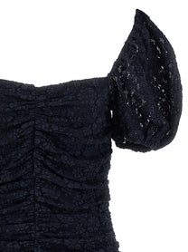 ROTATE Birger Christensen Lace Dress Blue