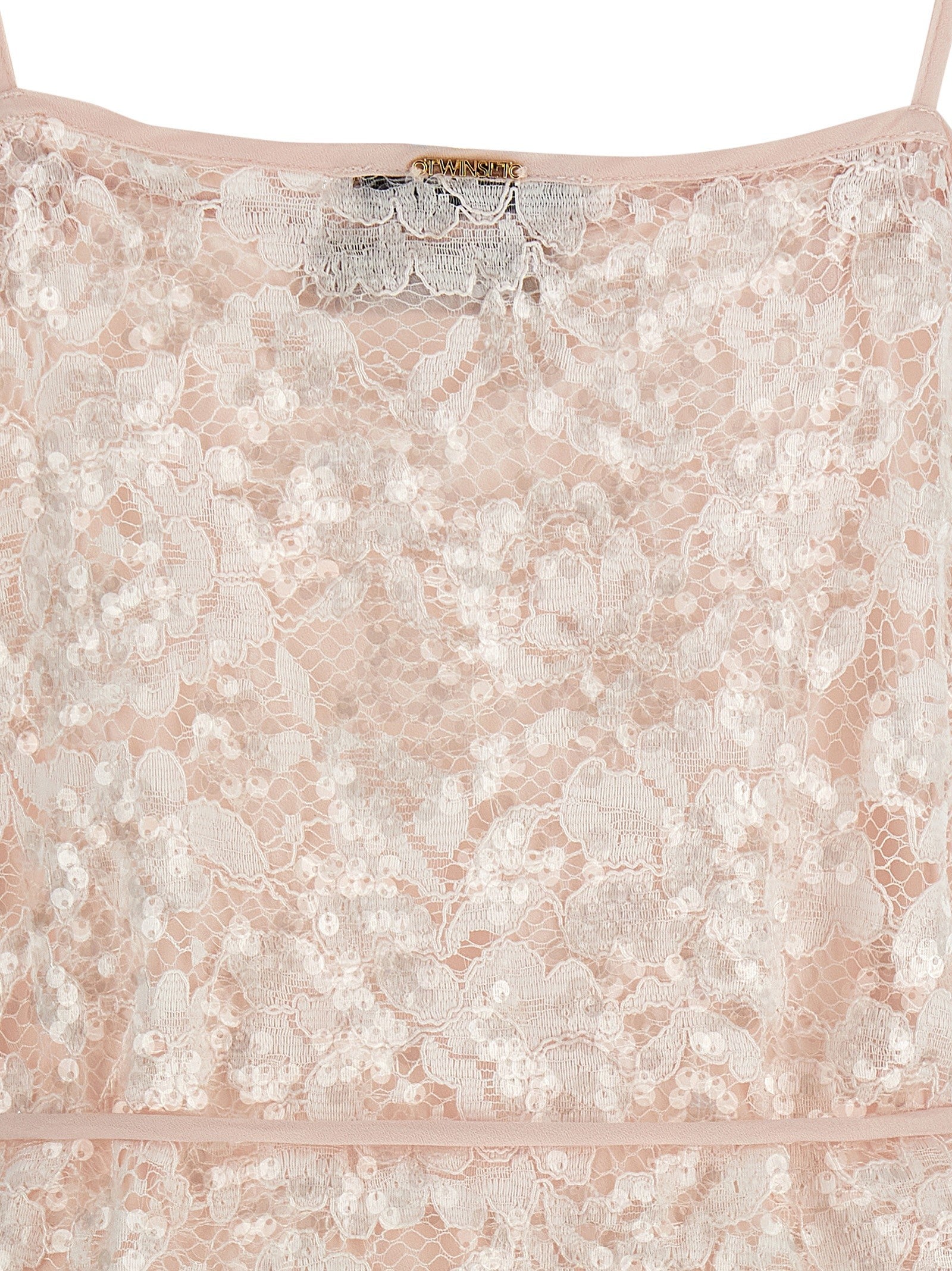 TWINSET Lace Dress Blue