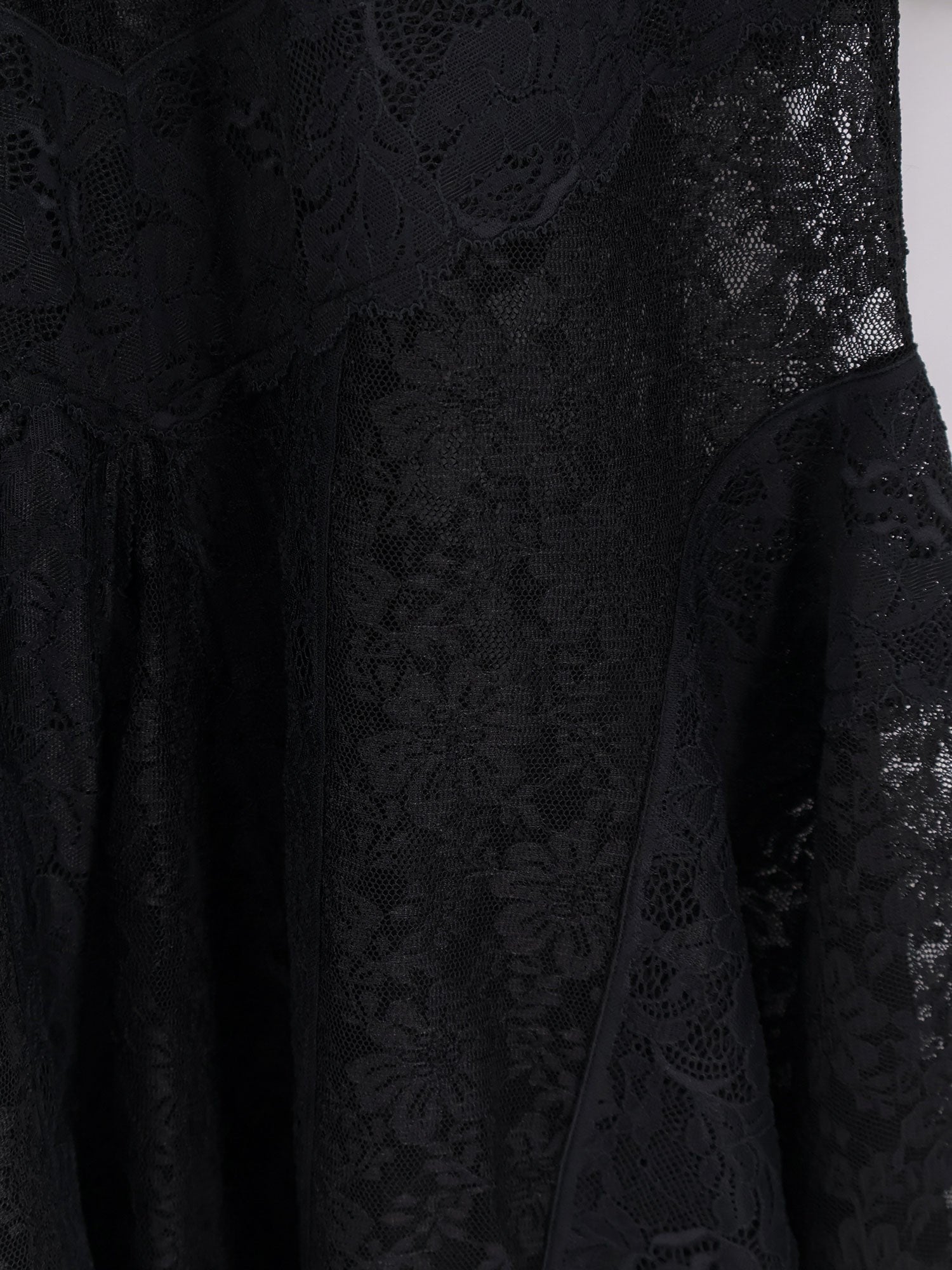 The Attico Women's Lace Dress Black