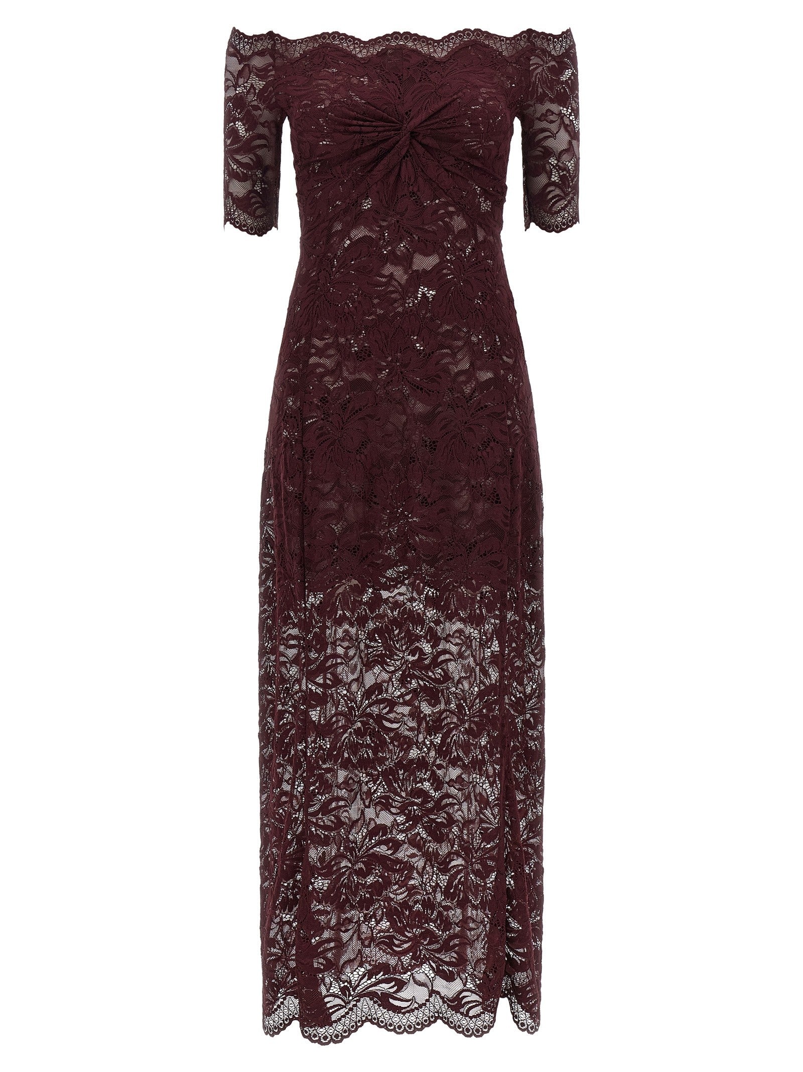 Rabanne Lace Dress Purple