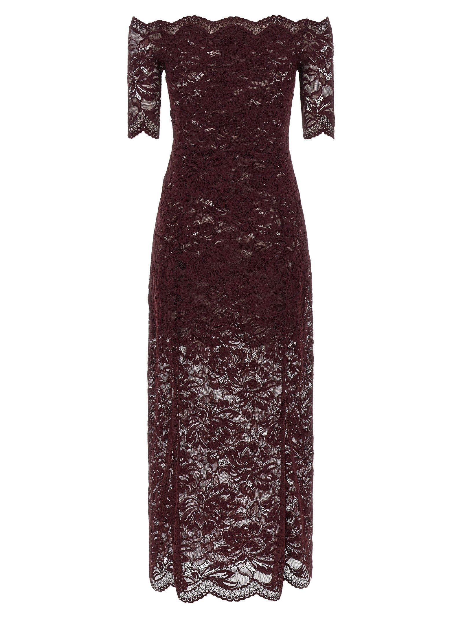 Rabanne Lace Dress Purple