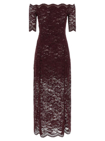 Rabanne Lace Dress Purple