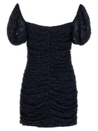 ROTATE Birger Christensen Lace Dress Blue, view 2
