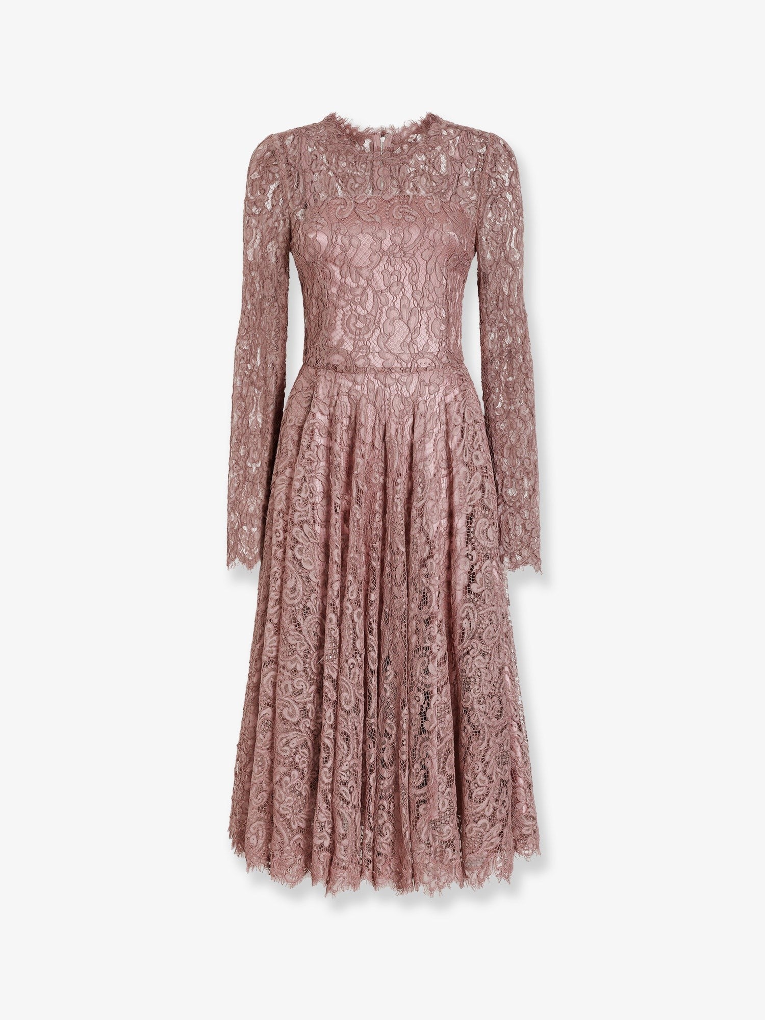Dolce &amp; Gabbana Women's Lace Dress Malva
