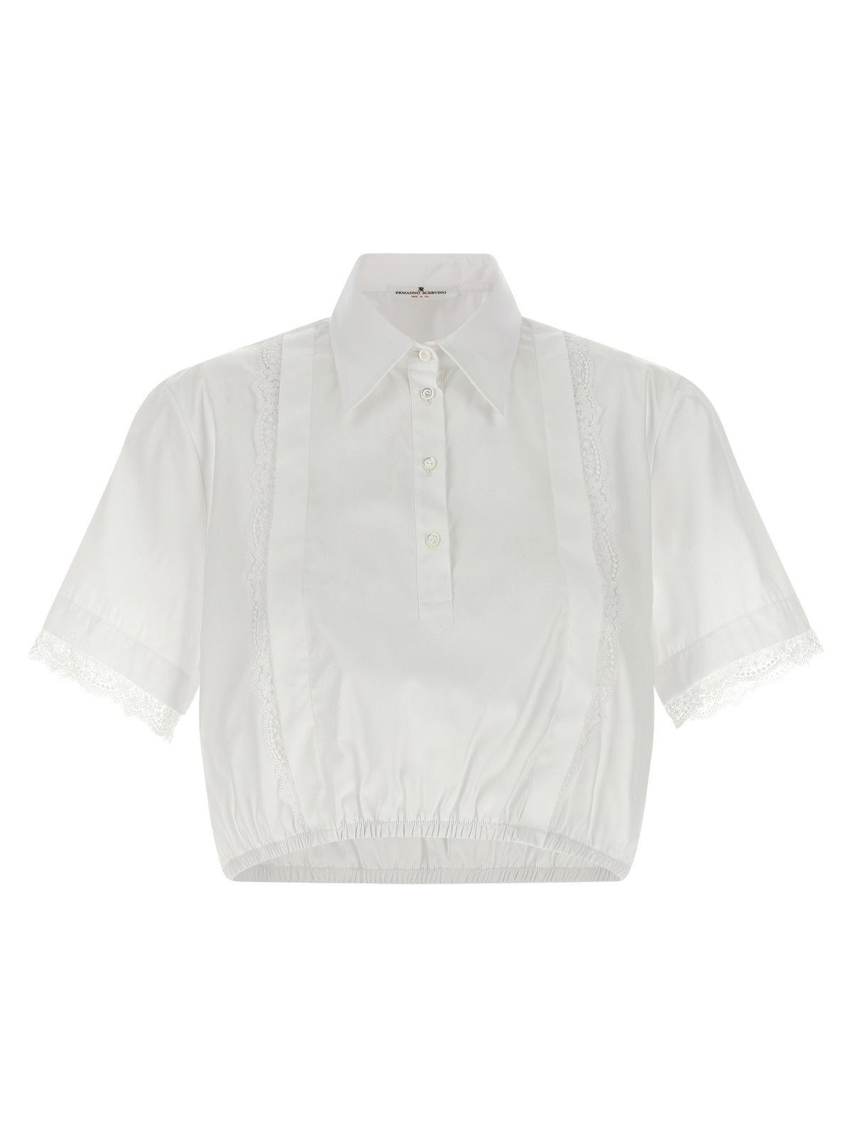 Ermanno Scervino Lace Insert Shirt White