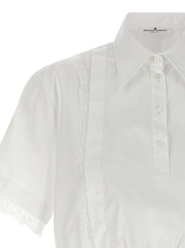 Ermanno Scervino Lace Insert Shirt White, view 3