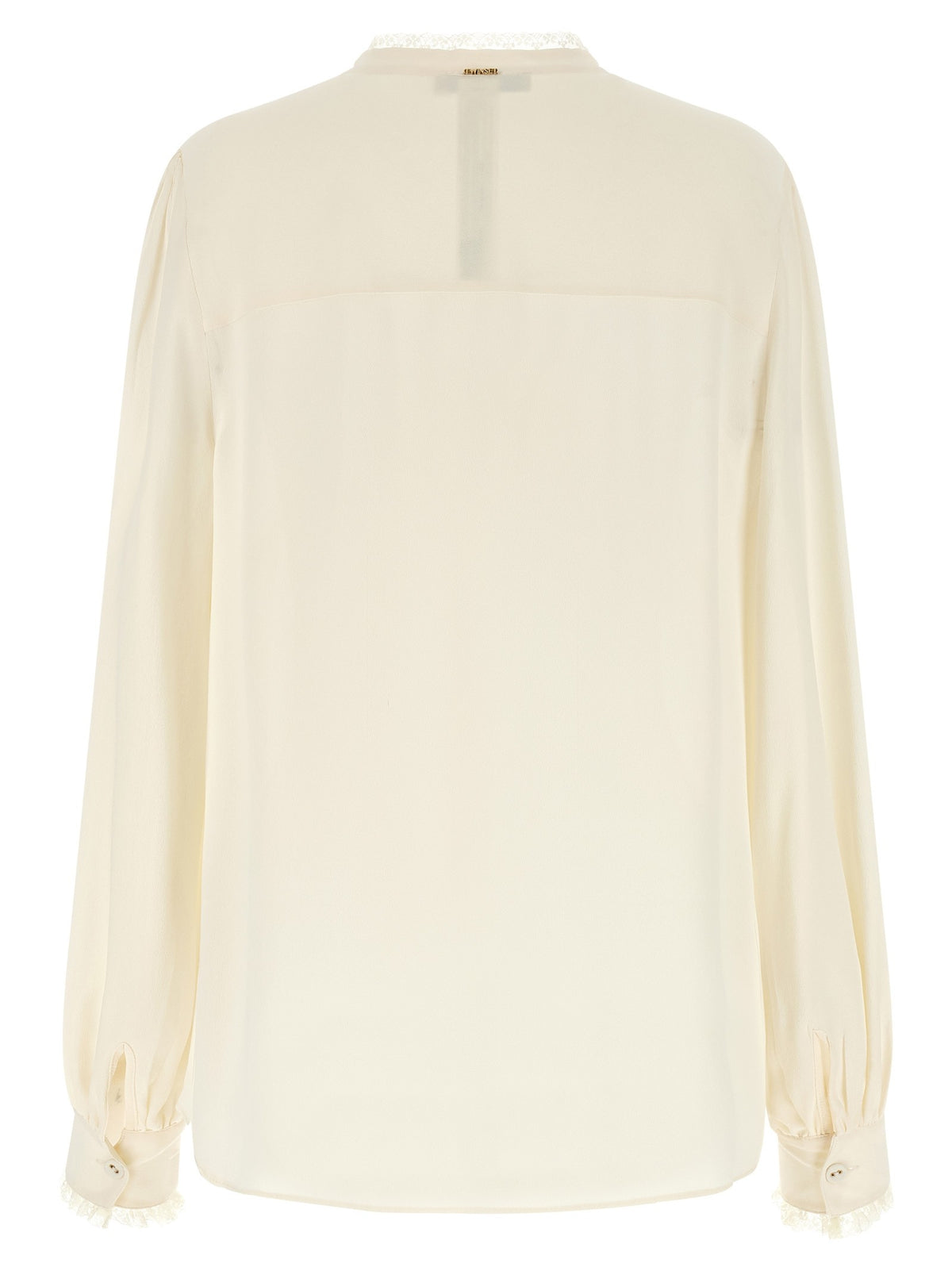 TWINSET Lace Insert Shirt White
