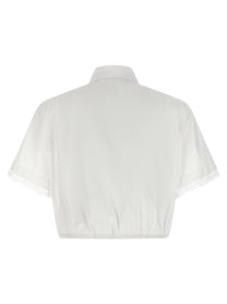 Ermanno Scervino Lace Insert Shirt White, view 2