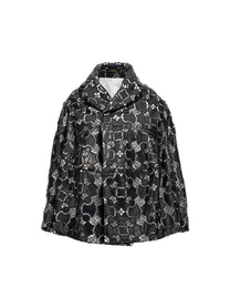 Comme Des Garçons Lace Laser Jacket White