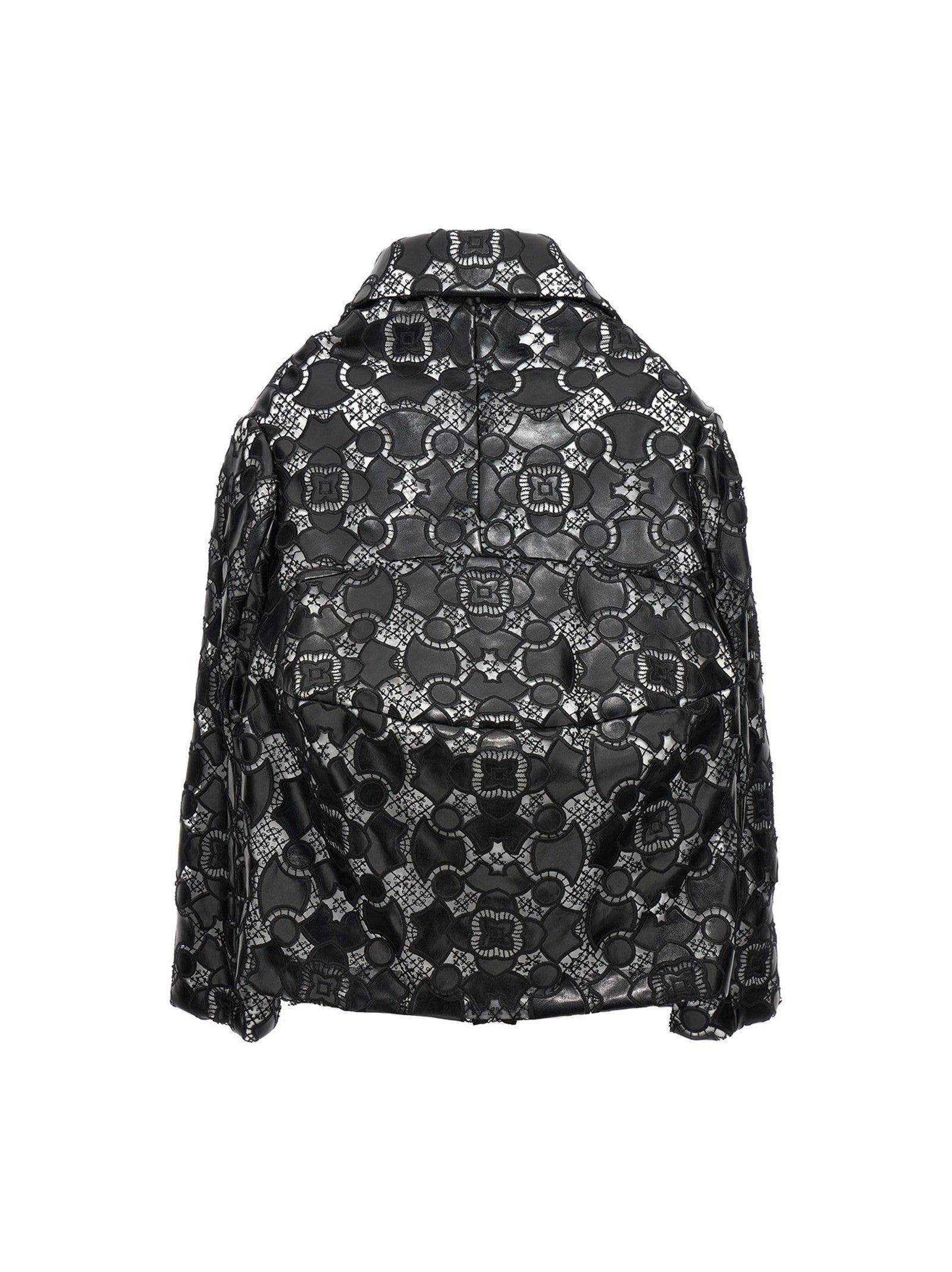 Comme Des Garçons Lace Laser Jacket White
