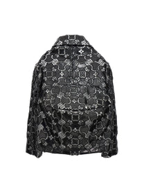 Comme Des Garçons Lace Laser Jacket White