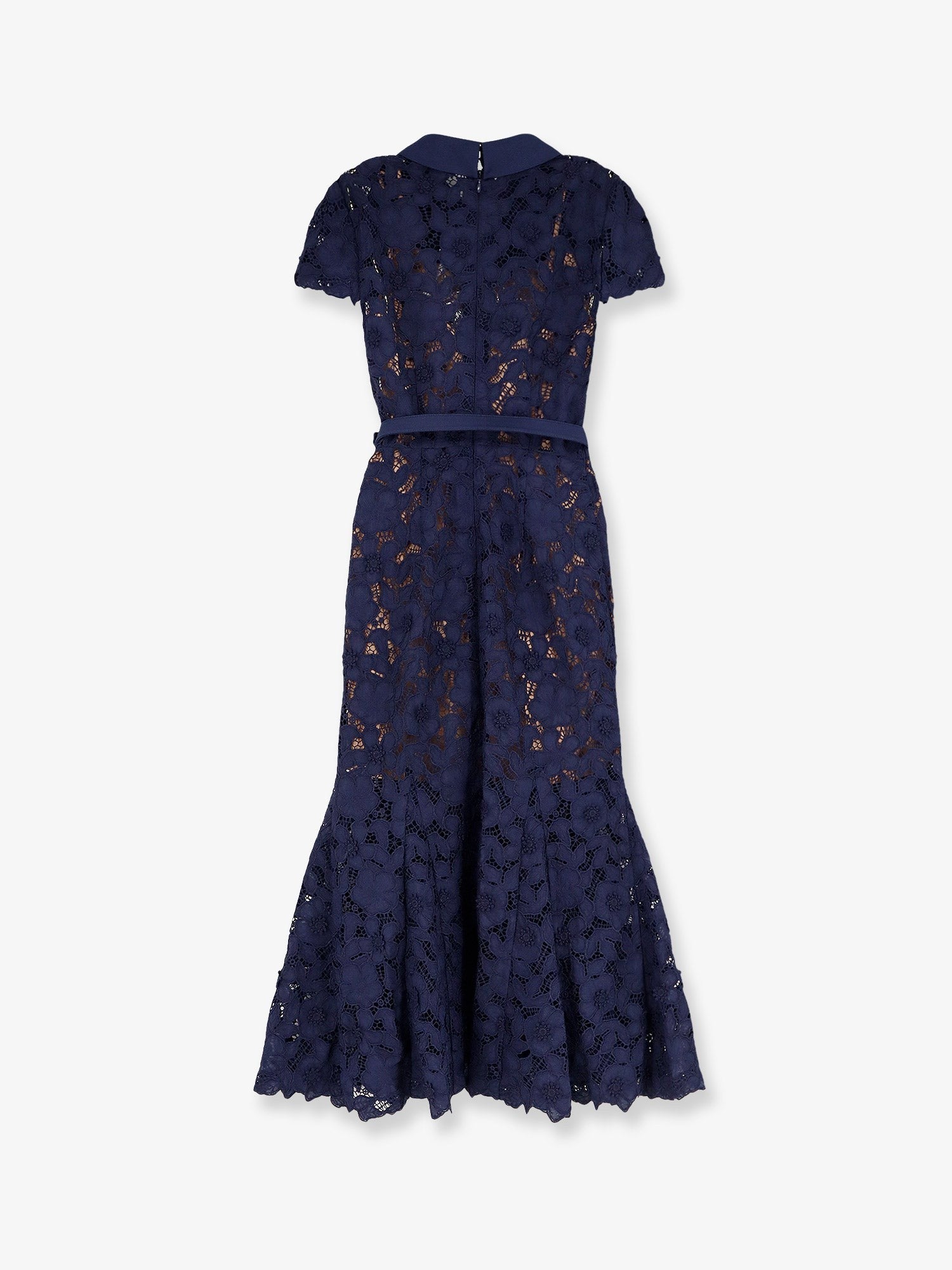self-portrait Women's Lace Long Dress Blue