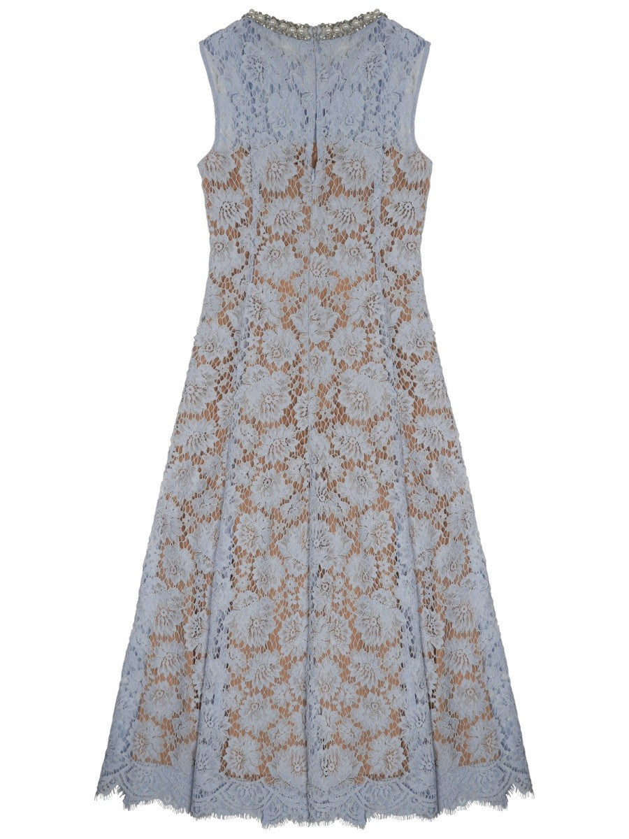 self-portrait Women's Lace Midi Dress Blue self-portrait
