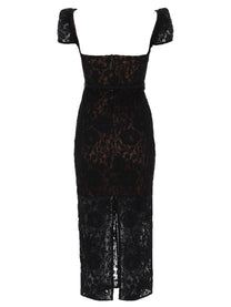 self-portrait Women's Lace Midi Dress Black