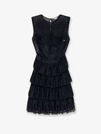 Elisabetta Franchi Women's Lace Mini Dress Black