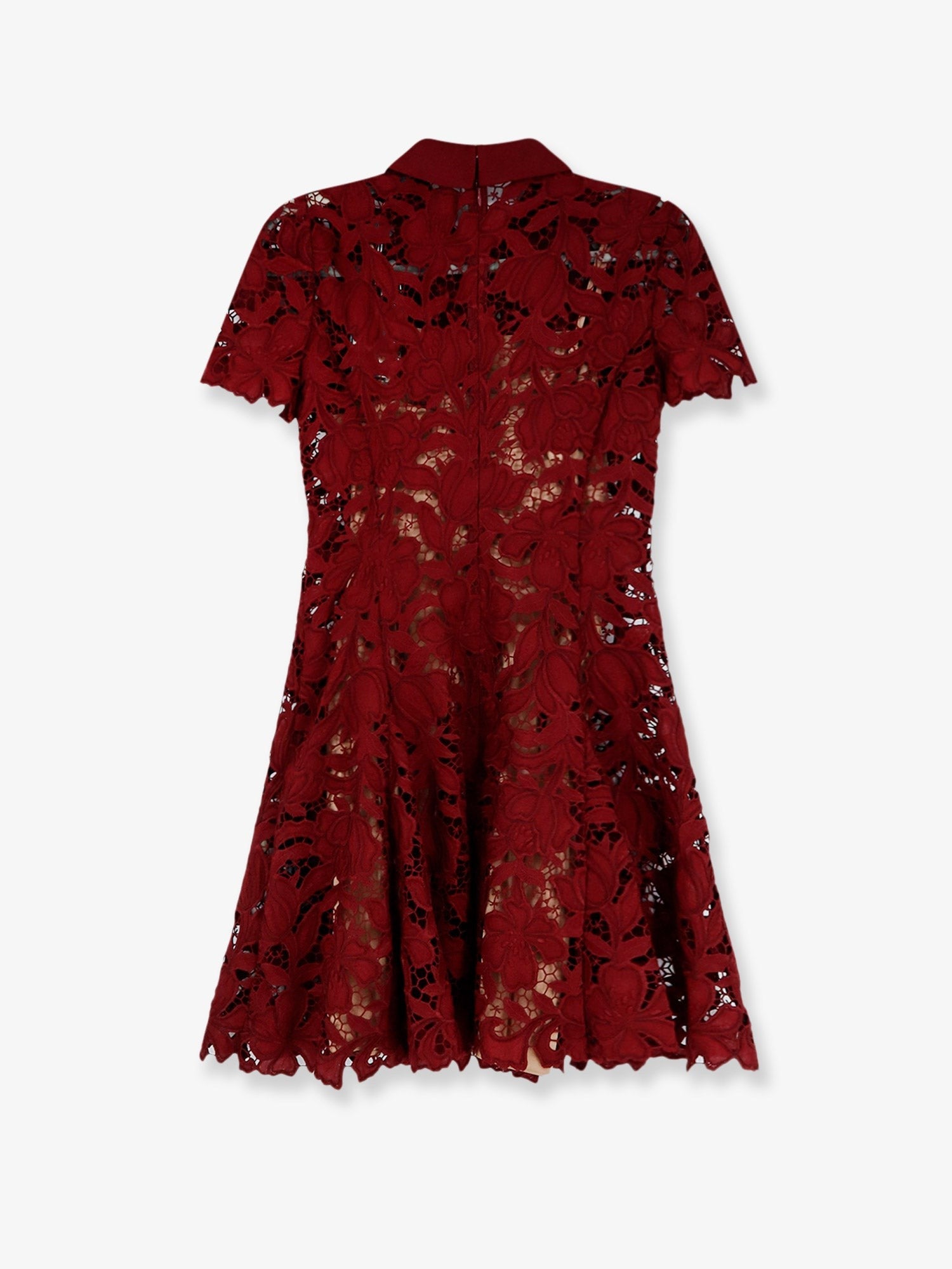self-portrait Women's Lace Mini Dress Red