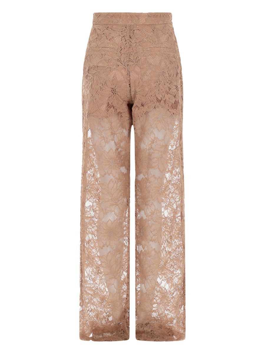Sportmax Women's Lace Pants Blue