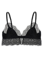 Dolce &amp; Gabbana Lace Satin Bra Black