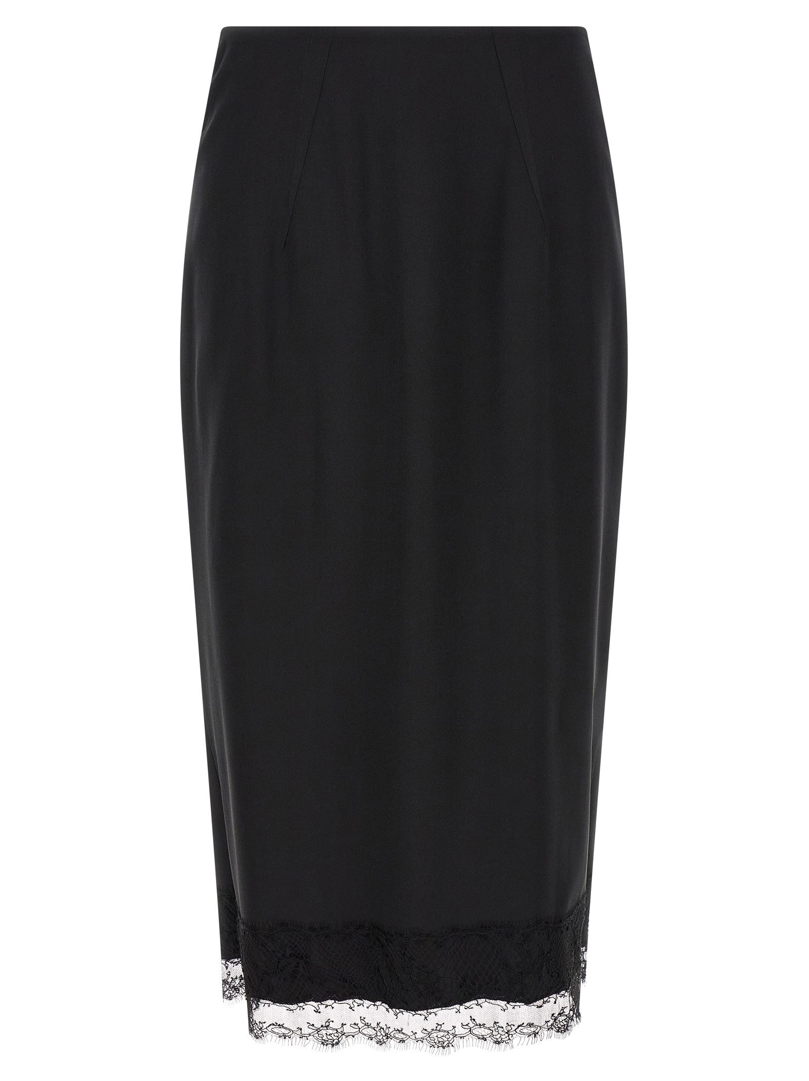 Ermanno Scervino Lace Sheath Skirt Black