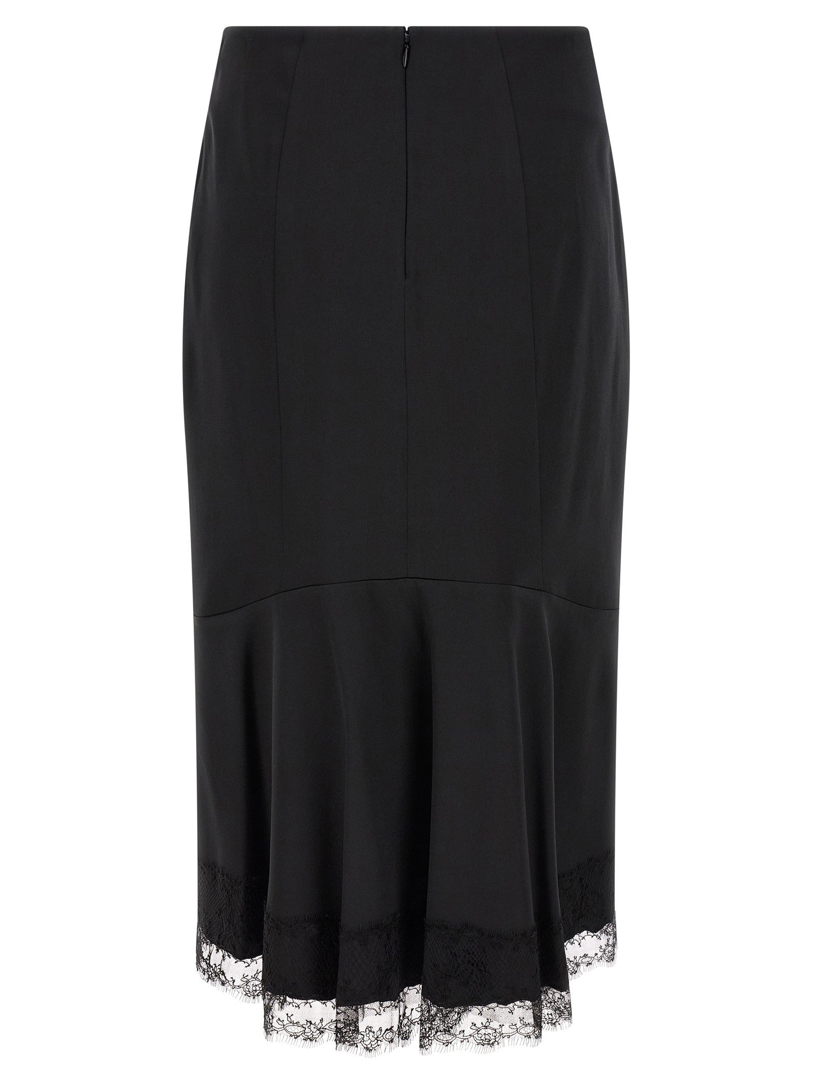 Ermanno Scervino Lace Sheath Skirt Black