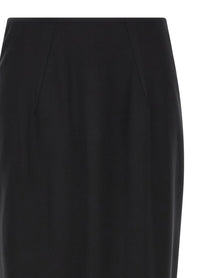 Ermanno Scervino Lace Sheath Skirt Black