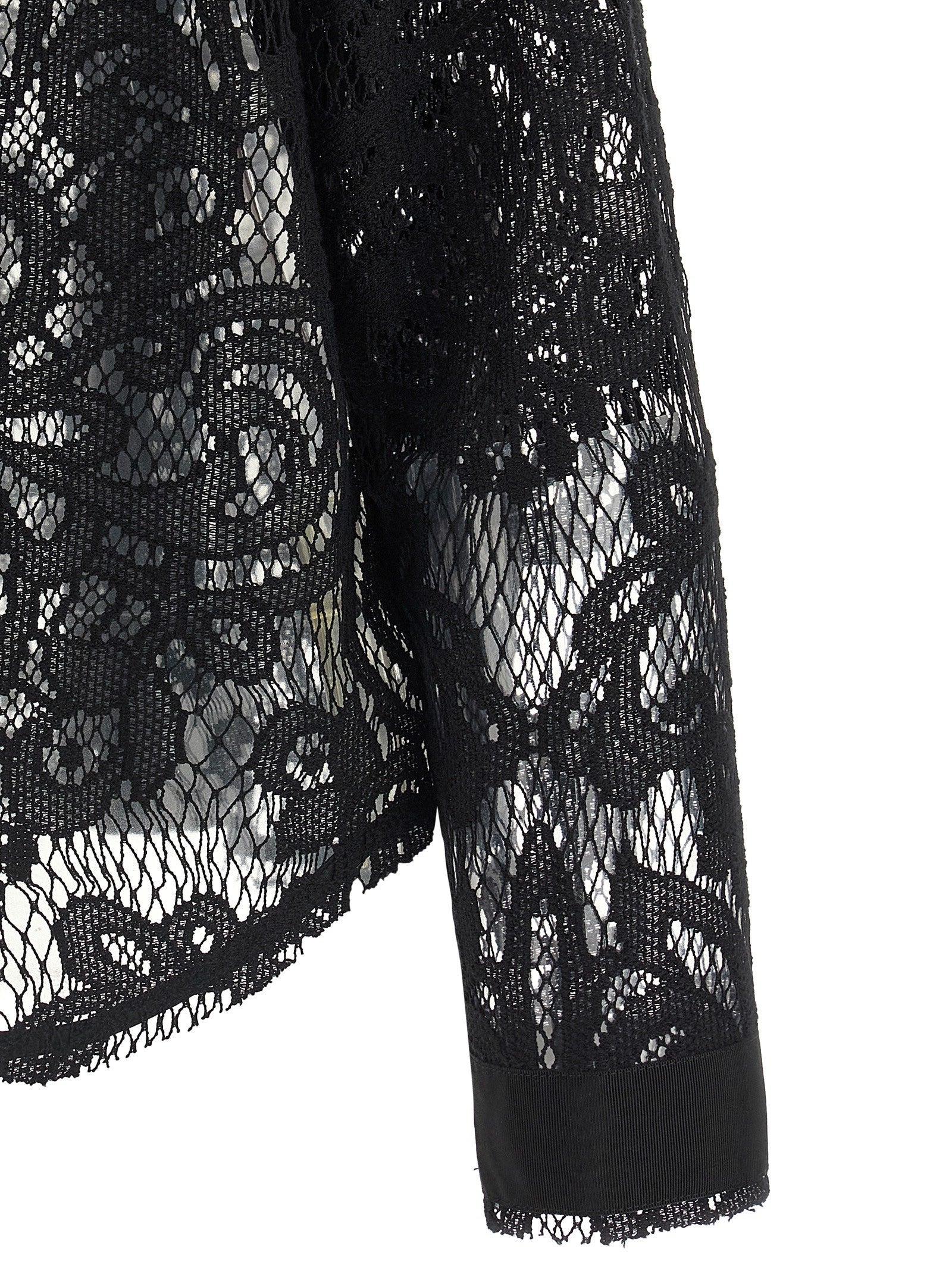 Nude Lucy Lace Shirt Black