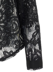 Nude Lucy Lace Shirt Black