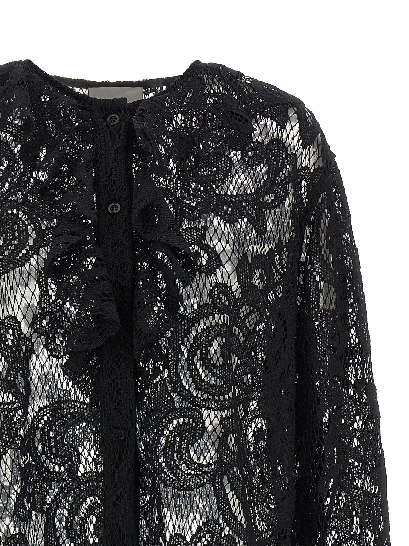 Nude Lucy Lace Shirt Black