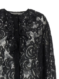 Nude Lucy Lace Shirt Black