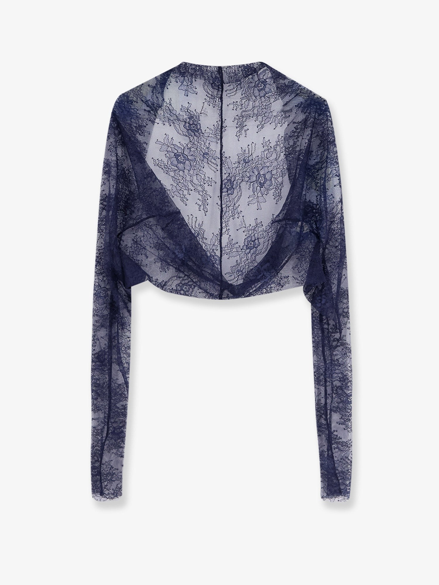 Alberta Ferretti Women's Lace Shrug Blue
