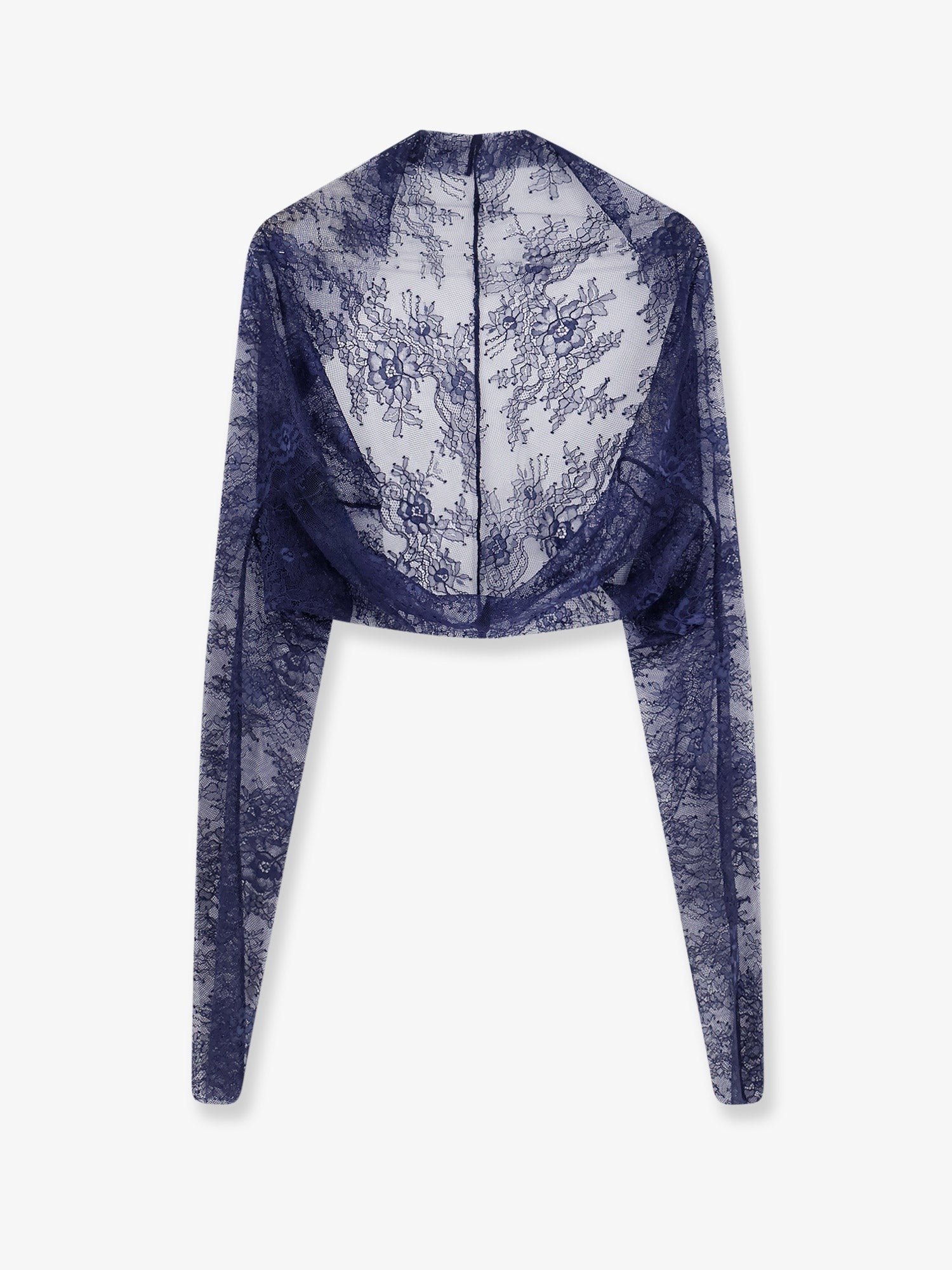 Alberta Ferretti Women's Lace Shrug Blue