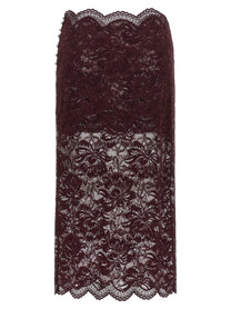 Rabanne Lace Skirt Purple