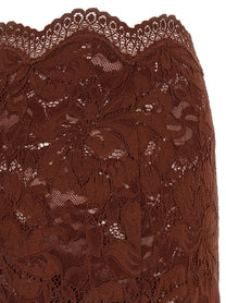 Rabanne Lace Skirt Brown