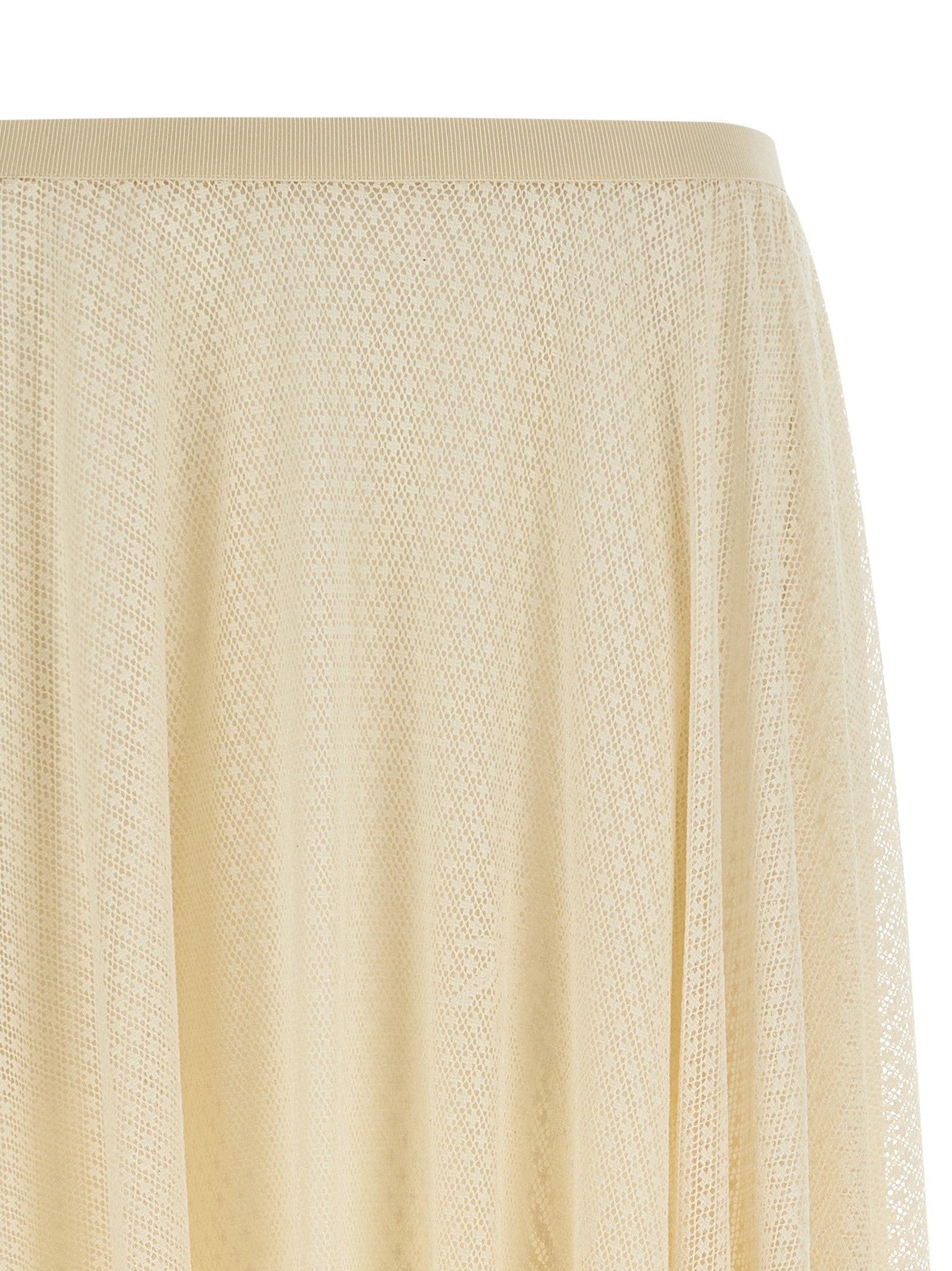 Fabiana Filippi Lace Skirt Beige