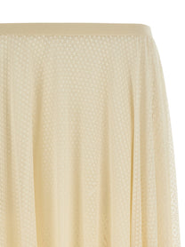 Fabiana Filippi Lace Skirt Beige