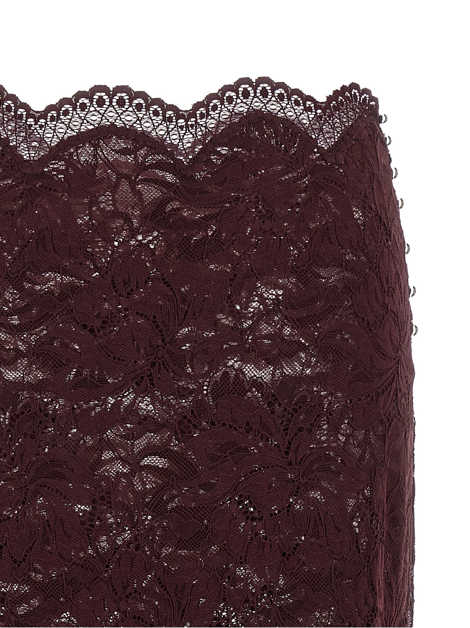 Rabanne Lace Skirt Purple