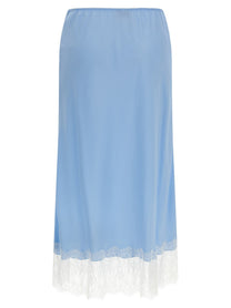 Moschino Lace Skirt Blue