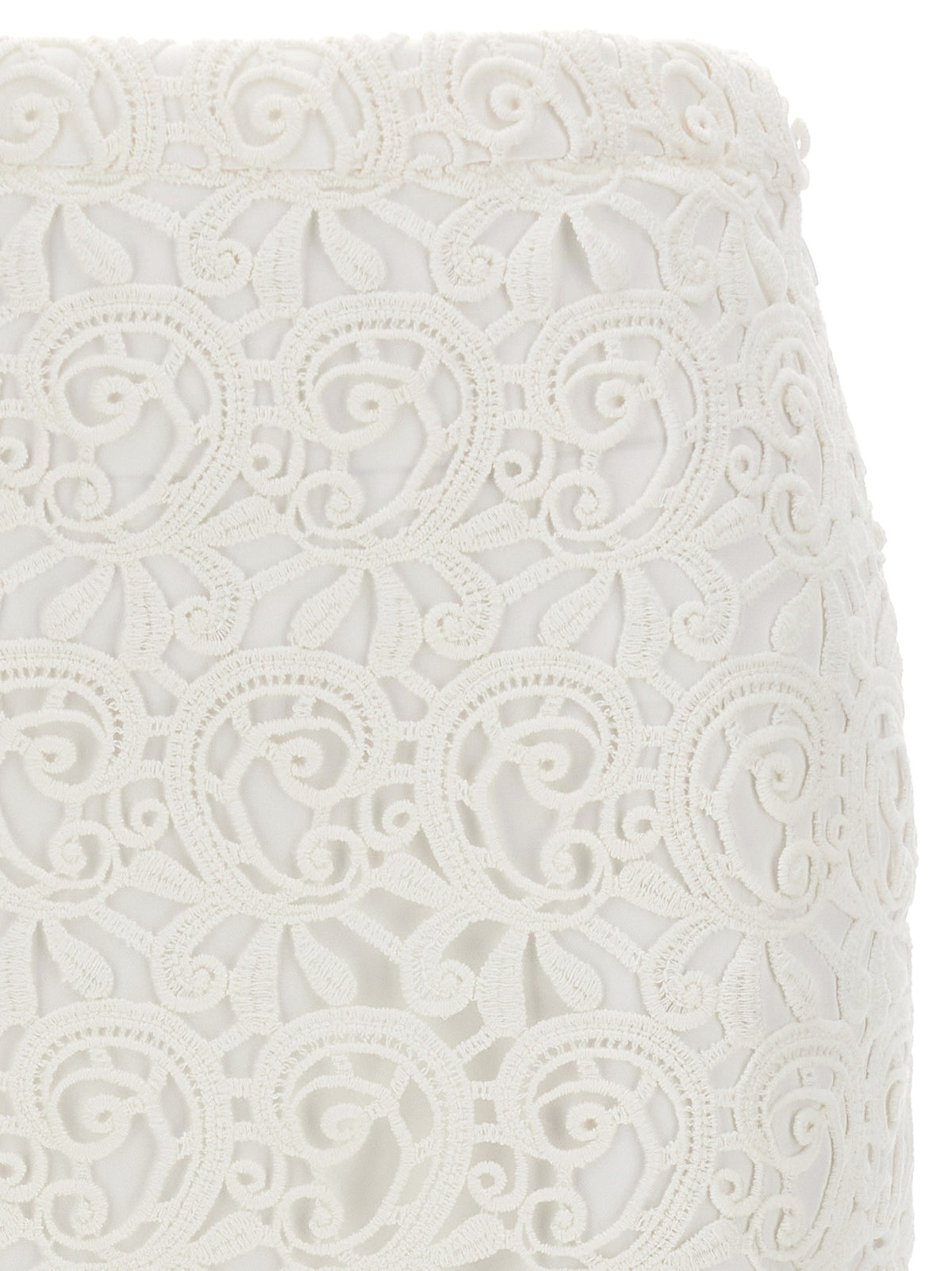 Burberry Lace Skirt White, view 3