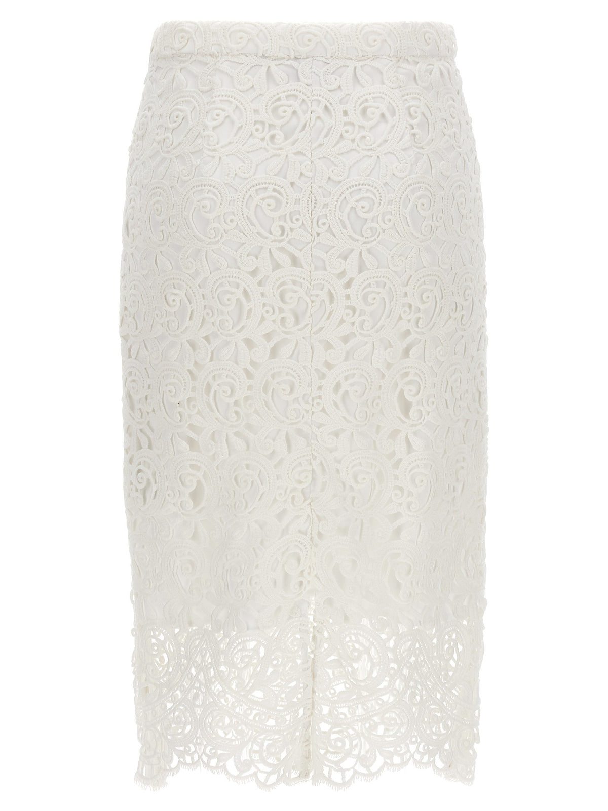 Burberry Lace Skirt White, view 2